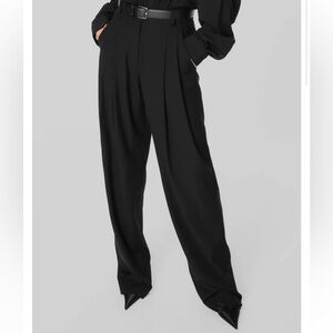 Frankie Shop Gelso Trousers Size Small Black Taper Leg